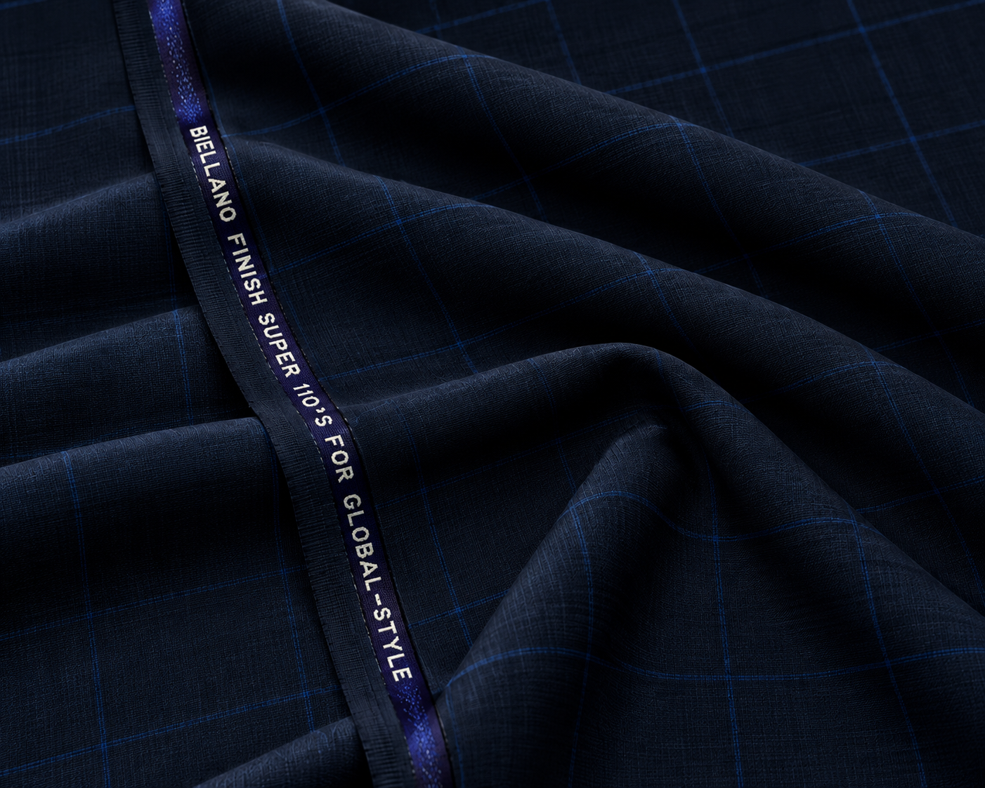 72 Superfine Blended Wool Checkered - Image 1